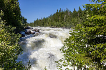 Tännforsen, Sweden The Tännforsen waterfall, the biggest in Sweden, on the Indalsälven River.