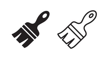 Paint Brush Icon Symbol Vector Illustration