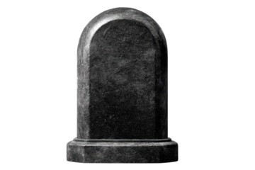 Marble Tombstone Graveyard Memorial Dark Cemetery Stone With Smooth Lines Memory Art Respect