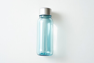 Beverage Bottles for Sport and Travel – Plastic and Metal on White Background