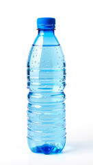 Naklejka premium Beverage Bottles for Sport and Travel – Plastic and Metal on White&nbsp;Background
