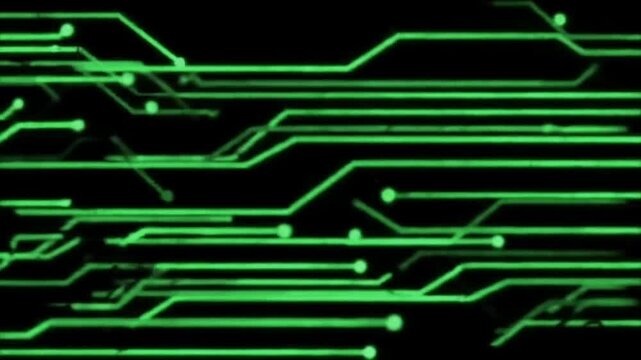 Clean Code Flow Cybersecurity Abstract Loop Background