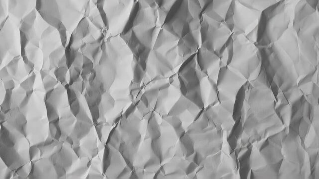 Crumpled white paper texture