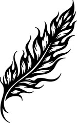 Obraz premium Abstract Tribal Swirl Tattoo Design