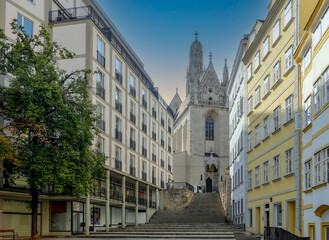 Fototapeta premium Maria am Gestade church in Vienna