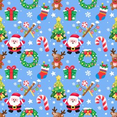 Seamless Christmas Pattern Bundle