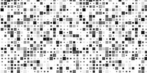 Geomatric shape pixelet glitch seamless pattern modern creative texture background noise halftone abstract square repeatable grid wallpaper