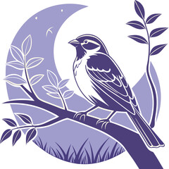Obraz premium bird on a branch