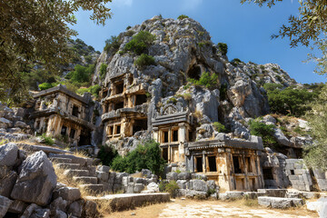 Ancient Lycian settlement of Myra in Demre region