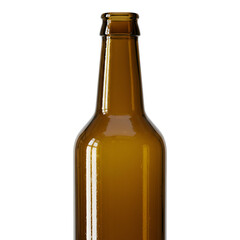 3D Render Brown Beer Bottle Isolated Background