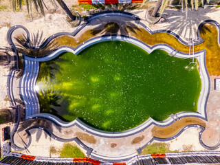 Rosewood The Raleigh Miami Beach. Aerial photo construction site