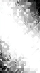 Abstract Triangular Grayscale Pattern