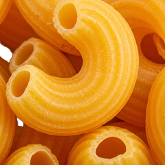 Close-Up Photo of Uncooked Dry Macaroni Pasta