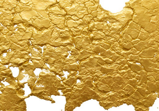 Abstract Gold Texture Background Isolated