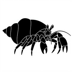 hermit crab vector 