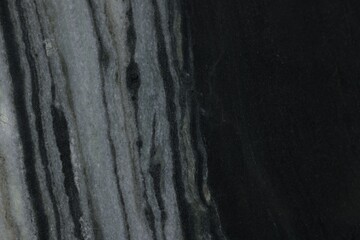 Texture of black marble surface as background, closeup