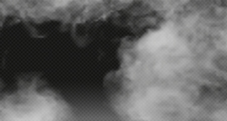 White steam spray and abstract water vapor isolated on a black background. Texture concept: cold fog or hot steam, fog and cloud for air pollution design, smog. png