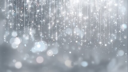Abstract silver glitter background