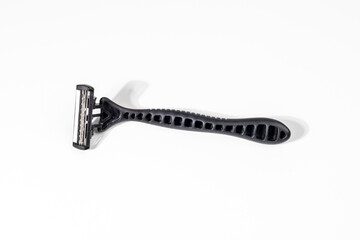 Used Shaver Placed on Clean White Background