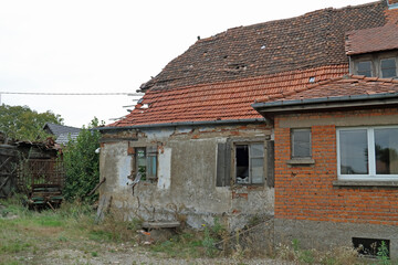 an old dilapidated building -now demolished