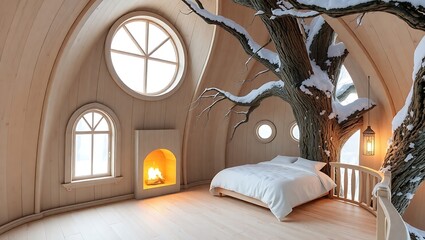 interior of a bedroom