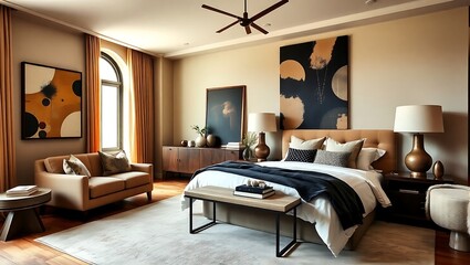 interior of a bedroom