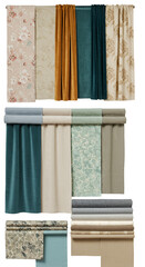 Illustration of Fabric and Wallpaper Samples