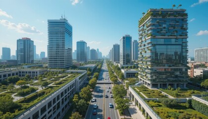 Singapore city skyline