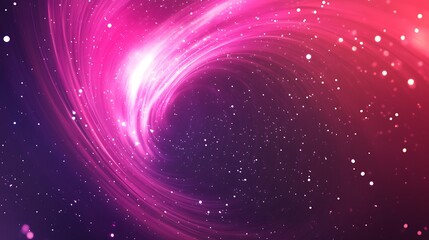 Obraz premium Abstract Glowing Swirl with Starry Effect for Modern Backgrounds