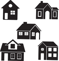 house icon set