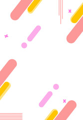 seamless pattern with colored pencils