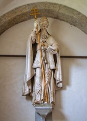 statue in the church, Sauris, Friaul-Julisch-Venetien, Italien, Europa, 12.Juli 2025