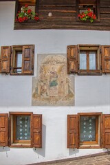 old house in the mountains, Sauris, Friaul-Julisch-Venetien, Italien, Europa, 12.Juli 2025