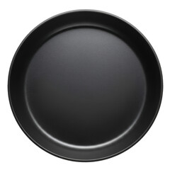 Black Round Plate Illustration - Kitchenware for Food & Dining