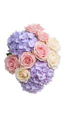 Floral Delight Photo A Stunning Bouquet of Roses and Hydrangeas