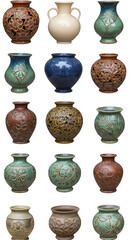 Clay Pottery Vases Collection Photo