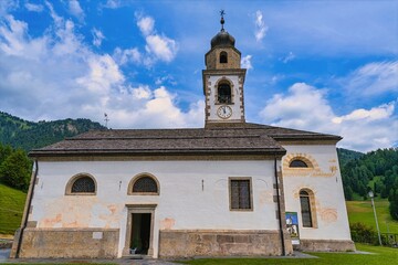 church in the mountains, Sauris, Friuli-Venezia Giulia, Italy, Europe, 12 July 2025