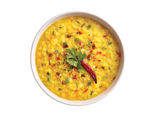  healthy dal khichadi or khichdi isolated on transparent background png