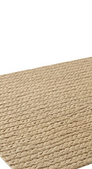 Woven Texture Background Image, Braided Design and Beige Color