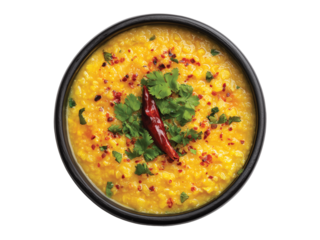  healthy dal khichadi or khichdi isolated on transparent background png