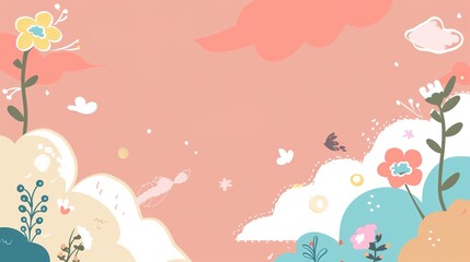 Playful PPT Template Backgrounds with Cute Aesthetics for Business Presentations, Educational Slides and Creative Pitch Decks