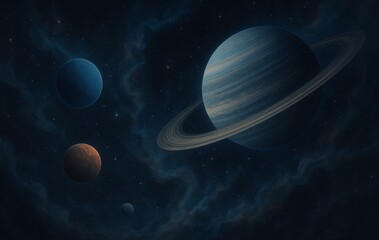 planet in space