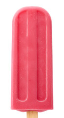 Sweet and Refreshing, A Photo of a Red Popsicle on a Stick