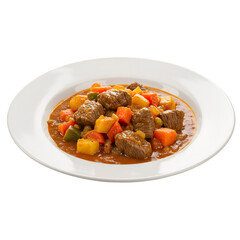 Beef Stew Dish Photo, with Vegetables and Gravy