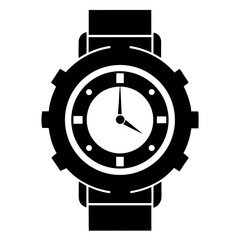 vector illustration of a watch