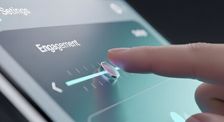 Boosting Engagement Level With Slider on Touchscreen Device Interface
