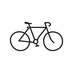 Obraz premium Bicycle doodle icon vector template