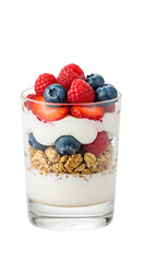 Photo of Healthy Dessert with Yogurt, Berries and Granola