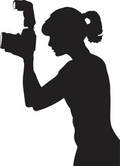 silhouette of a woman