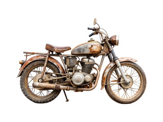 rustic motorbike png image on transparent background